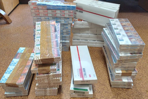 Zabezpieczone papierosy