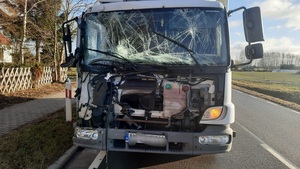 uszkodzona ciężarówka