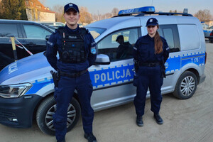 post. Julia Chamerska i st. post. Robert Drąg