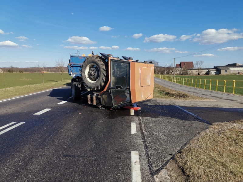 Uszkodzony ciągnik