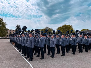 policjanci podczas mianowania