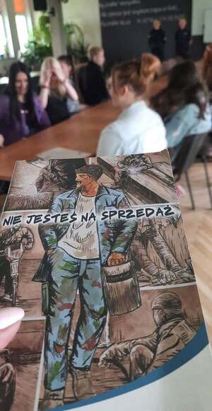 Nie jesteś na sprzedaż - spotkanie policjantów z młodzieżą