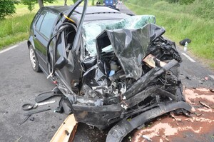 Pojazd uczestniczący w wypadku drogowym