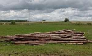 Skradzione elementy ogrodzenia