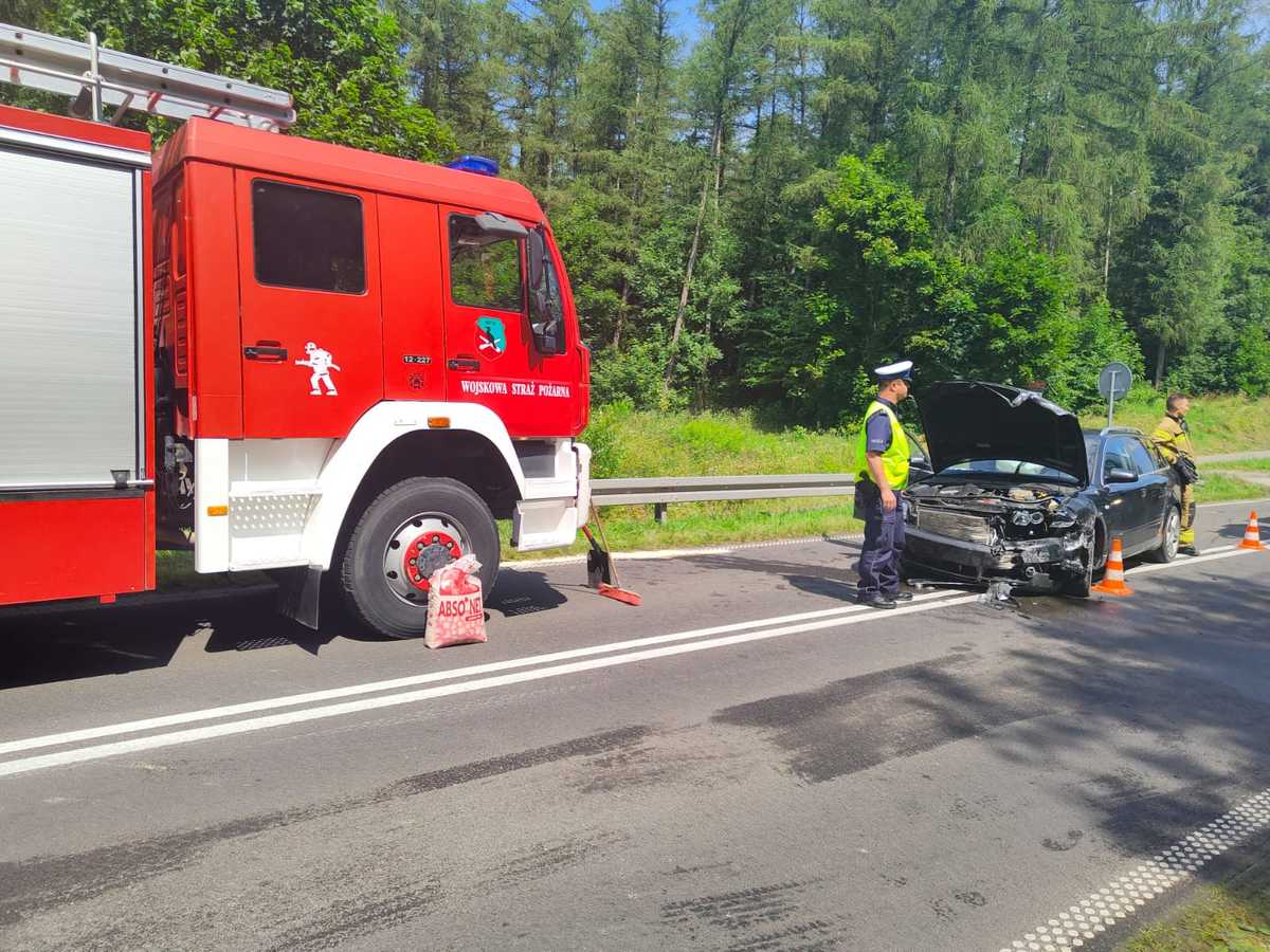 miejsce wypadku i służby na miejscu zdarzenia