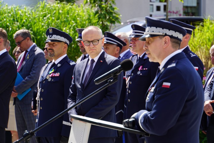 nadinsp. Paweł Dobrodziej Zastępca KGP przemawia do zgromadzonych