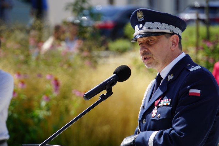 nadinsp. Paweł Dobrodziej Zastępca KGP przemawia do zgromadzonych