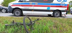 zdarzenie drogowe na przejściu dla pieszych