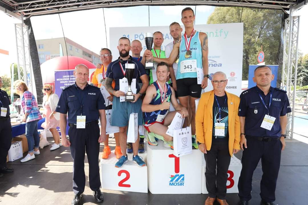 mł.asp. Rafał Syczew na podium