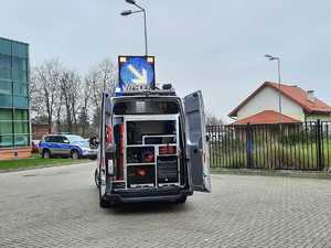 Nowy radiowóz VW Crafter w KPP Braniewo