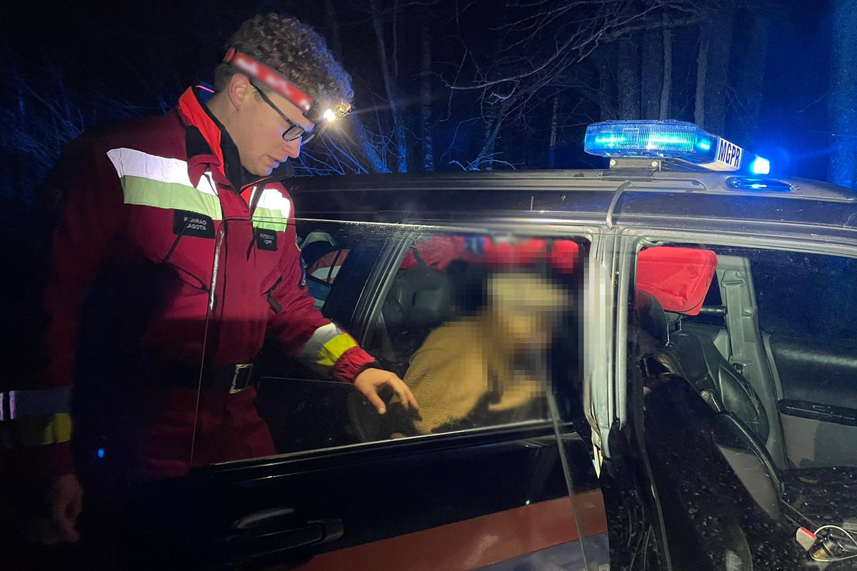 Odnaleziona kobieta w radiowozie MGRP z Olecka