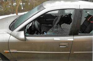 Zniszczony samochód