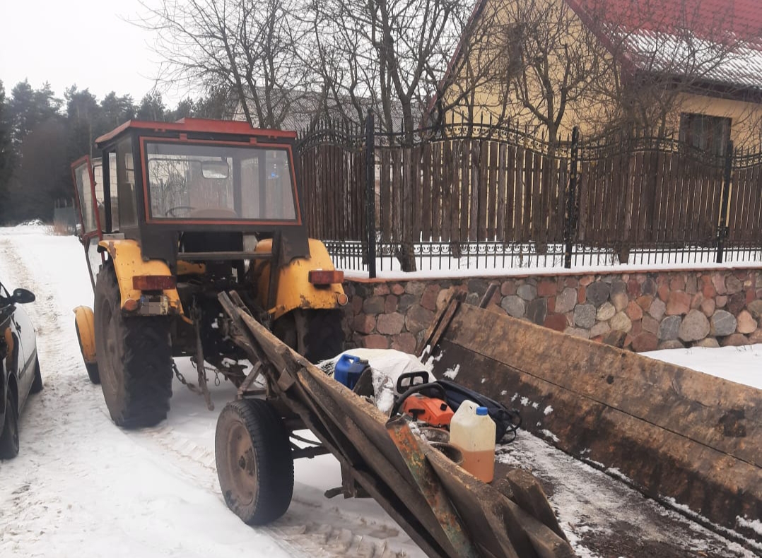 zatrzymany do kontroli ciągnik