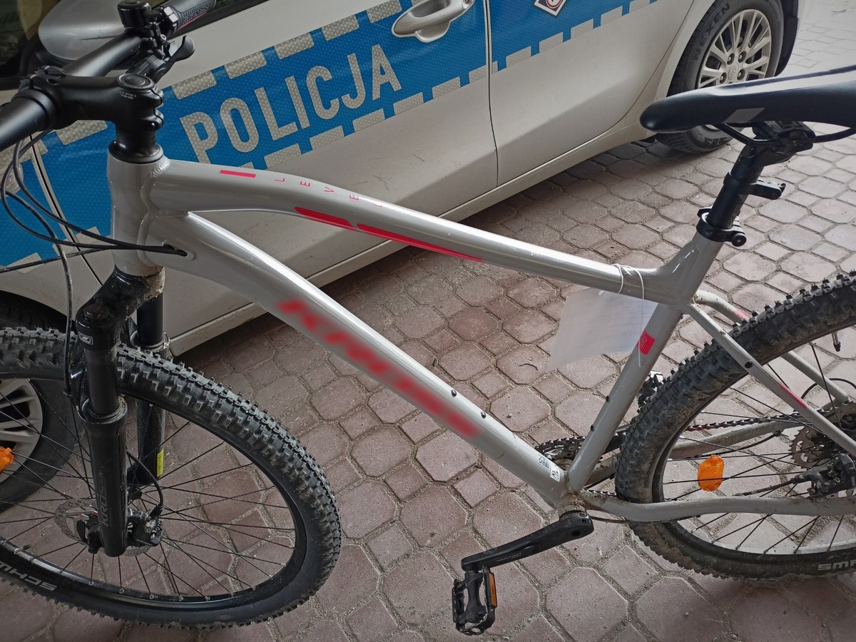 odzyskany rower