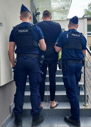 zatrzymany mężczyzna
