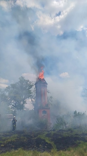 pożar wieży