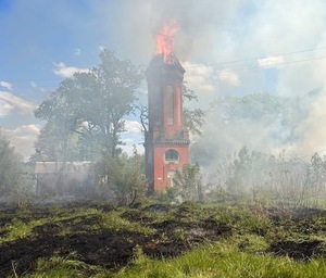 pożar wieży