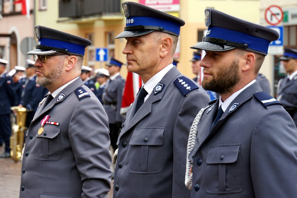 mł. insp. Zbigniew Czajkowski, asp. szt. Tomasz Grysz, sierż. Mateusz Kołowrocki