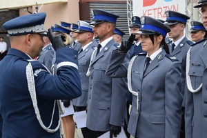 Uczestnicy Święta Policji w Kętrzynie