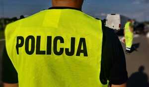 Miejsce zdarzenia drogowego na S16