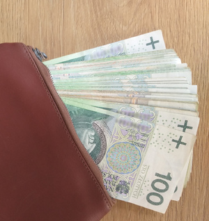 znalezione pieniądze