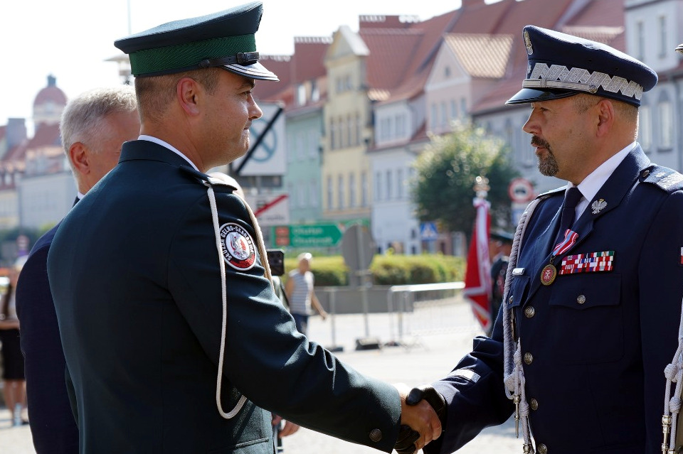 insp. Bartosz Zbaraszczuk i nadinsp. Tomasz Klimek