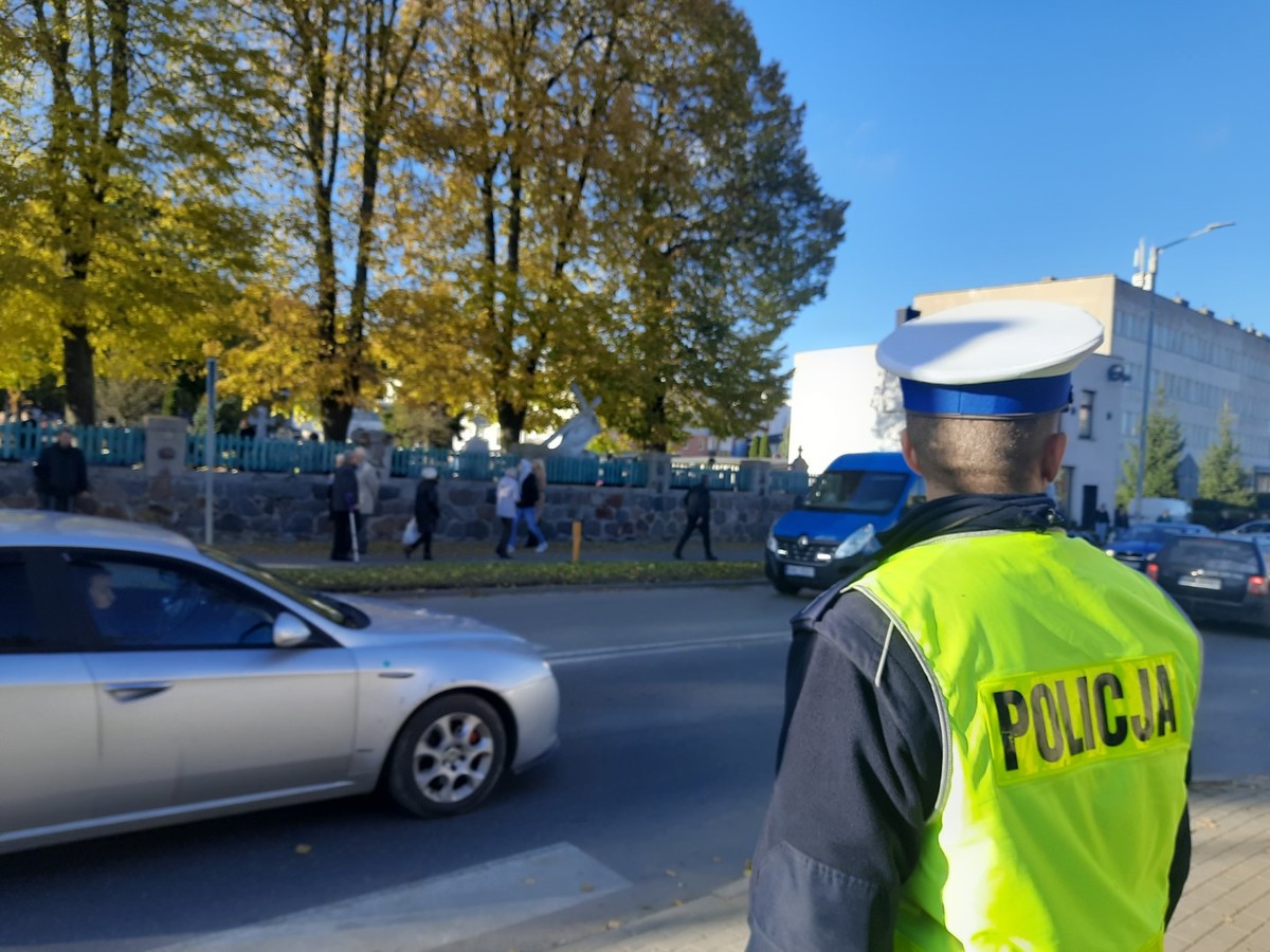 Policjanci podczas działań