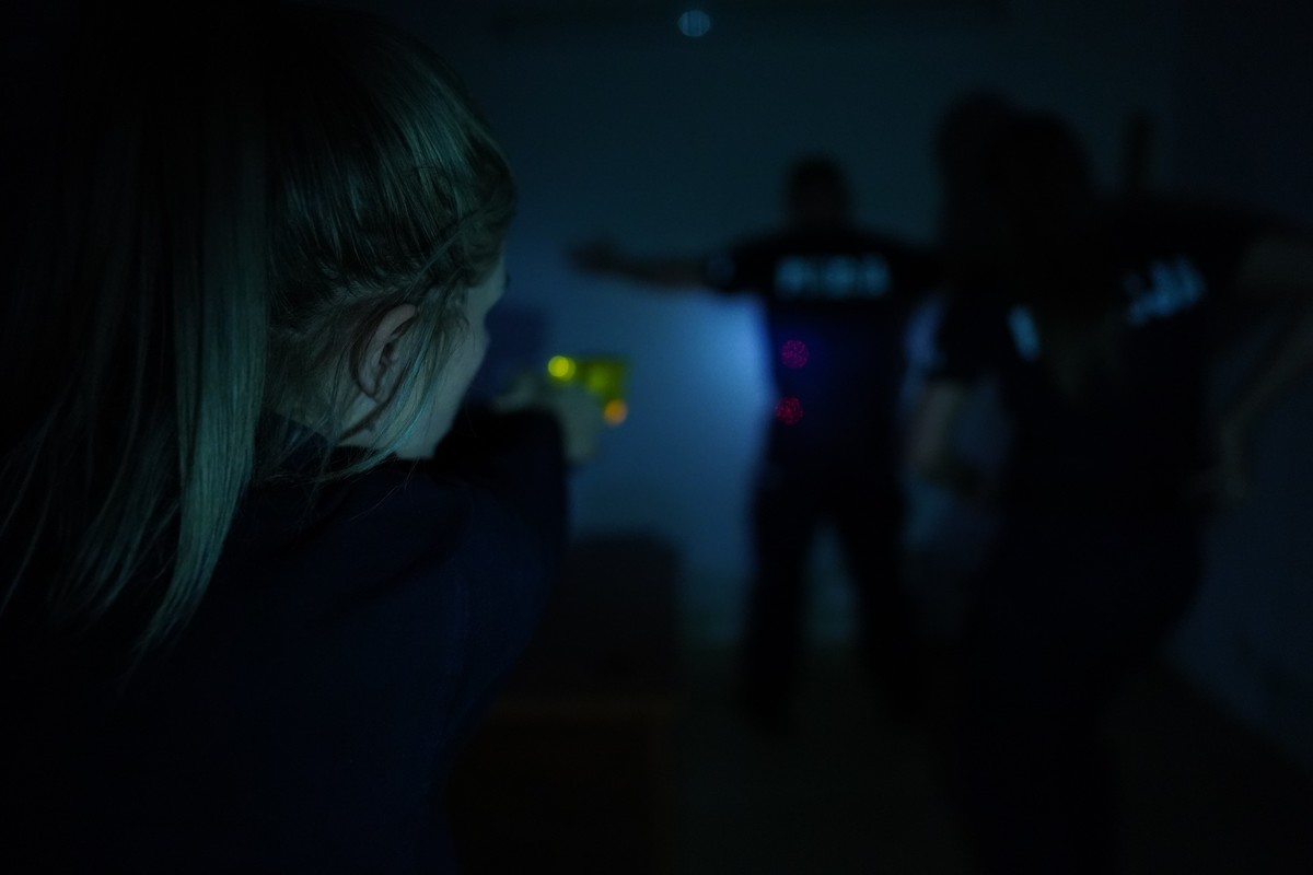 policjantki podczas szkolenia