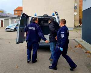 zatrzymany mężczyzna