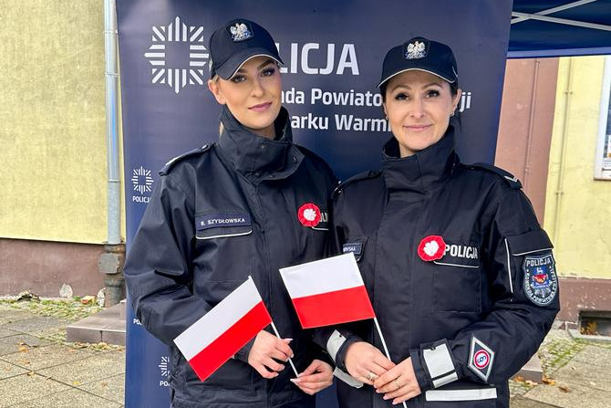 Policjantki z KPP w Lidzbarku Warmińskim