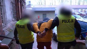 zatrzymany mężczyzna