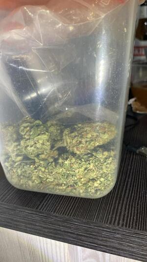 Zabezpieczona marihuana