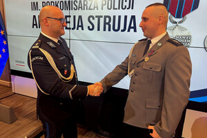 mł. insp. Paweł Krauz i asp. Krzysztof Milewski