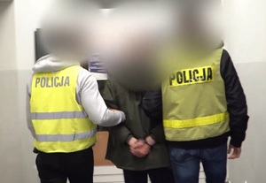 zatrzymany mężczyzna