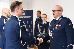 mł. insp. Marek Żebrowski i mł. insp. Paweł Krauz