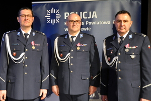 podinsp. Leszek Jankowski, mł. insp. Paweł Krauz, podinsp. Tadeusz Telenga