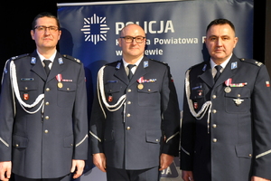 podinsp. Leszek Jankowski, mł. insp. Paweł Krauz, podinsp. Tadeusz Telenga