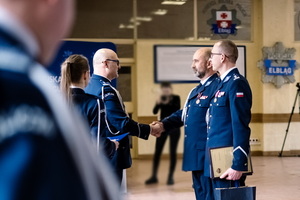 mł. insp. Paweł Krauz, insp. Robert Muraszko, mł. insp. Tomasz Piaskowski