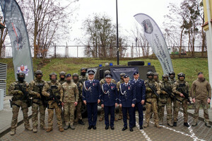 Uczestnicy uroczystej zbiórki