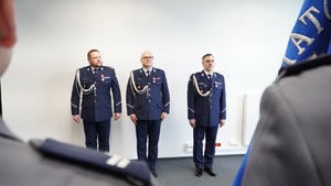 Komendant Wojewódzki Policji w Olsztynie wraz z Komendantami