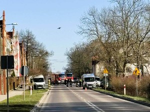 służby na miejscu zdarzenia