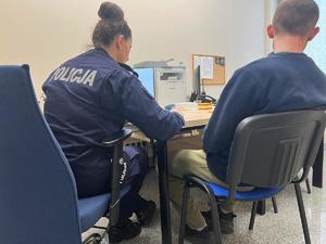 zatrzymany mężczyzna