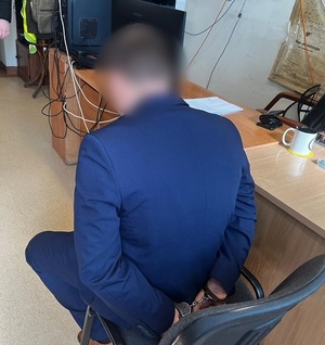 zatrzymany meżczyzna