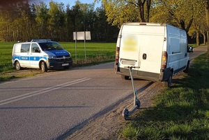 miejsce zdarzenie drogowego