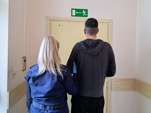 Zatrzymany mężczyzna