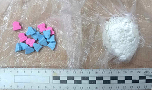 Narkotyki, które zabezpieczyli policjanci