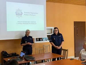 funkcjonariusze podczas szkolenia