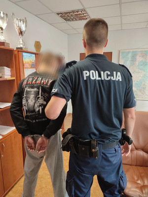 zatrzymany mężczyzna