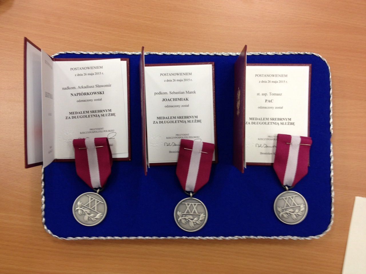 Medale dla wyróżnionych