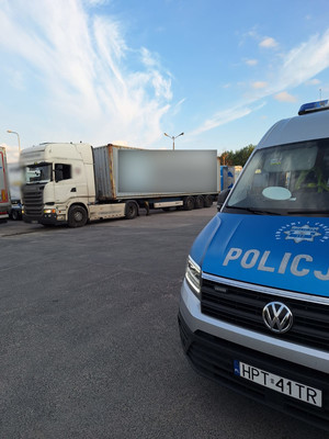 kontrola pojazdu ciężarowego